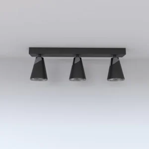 Adjustable Aluminum Pendant LED Ceiling Light, Black Gold and White
