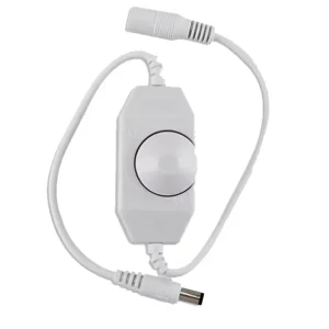 Adjustable Brightness LED Dimmer Switch DC 12V/24V with DC5521 Interface for 2835/5050/5730/5630 LEDs
