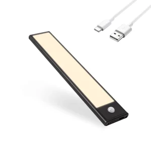 Adjustable-Brightness Rechargeable LED Wardrobe and Cabinet Light with Motion Sensor