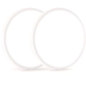 Adjustable Dimmable LED Flush-Mount Round Ceiling Panel Light with 3 Color Temperatures for Kitchens