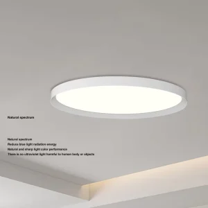 Adjustable Height Dimmable Metal Shade LED Panel Light