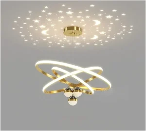 Adjustable LED Hanging Pendant Ceiling Chandelier for Dining Room and Living Room OEM ODM Factory
