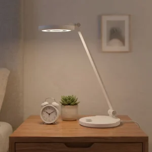 Adjustable Long Arm LED Reading Desk Lamp 3 Modes Color Stepless Dimmable Rotatable Table Light for Bedroom Home