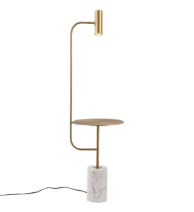 Adjustable Marble Base Floor Lamp Gold Floor Light Coffee Table Standing Lamps GU10 Modern Floor Light for Hotel