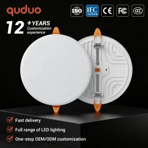 Adjustable Round Frameless 9W, 15W, 24W, 36W Ultra-Thin Recessed LED Downlight