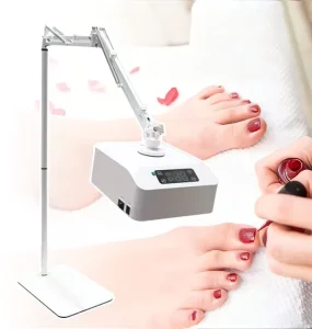 Adjustable UV LED Foot Floor Lamp Gel Polish Quick Dryer Pedicure Stand Lamp Salon Rechargeable Battery Foot Curing Nail Lamp