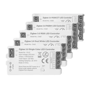 Alexa Google Home Compatible WiFi BT 2.4GHz RF Remote Control LED Strip Smart Dimmer 12 24V CCT RGB RGBW RGBWW 30m Range 360W