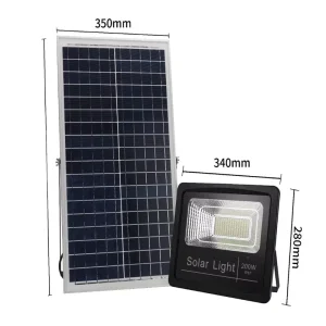 All-in-One Integrated Solar LED Street Light IP65 Waterproof with Motion Sensor and Remote Control for Outdoor Road and Garden