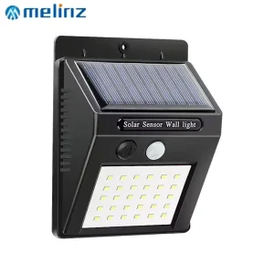 All in One Integrated Solar PC Material Outdoor Courtyard Dusk IP65 Waterproof Wall Floodlight 20 LED Motion Sensing Dimmable