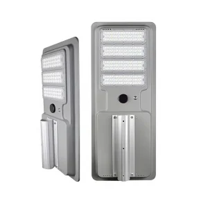 All-in-One Solar DC LED Street Light with Remote Control, IP65 Waterproof, Battery/AC, Motion Sensor