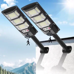 All in One Solar Smart Street Light 50W Outdoor Solar Garden Street Light for Road