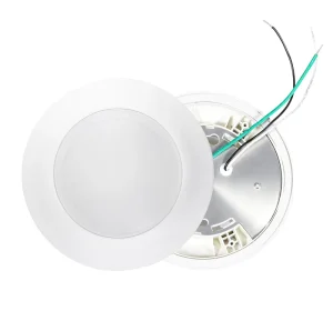 Aluminum 4-Inch Round Surface Mounted LED Ceiling Light, AC 120V, 9W, 650LM, White