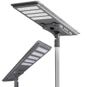 Aluminum Alloy IP65 Waterproof LED Solar Street Light CRI 95 6000K Daylight
