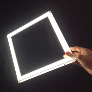 Aluminum Backlit LED Panel Light 24W 2.0mm IP20 80 Ra Adjustable Color Temperature 3000-6500K