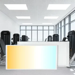 Aluminum Frame 3000K-6500K 5W 5CCT Tunable 2x2FT 2x4FT Flat Recessed Ceiling LED Panel Light
