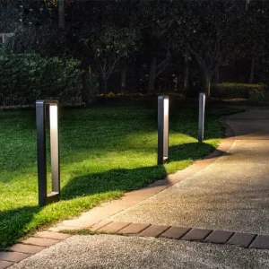 Aluminum Garden Lamp Waterproof IP65 Modern Hotel Home Outdoor Decoration Bollard Post Pathway LED Lawn Light