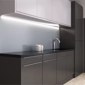 Aluminum LED Under Cabinet Closet Light with Motion Sensor for Kitchen, Bar, and Wardrobe