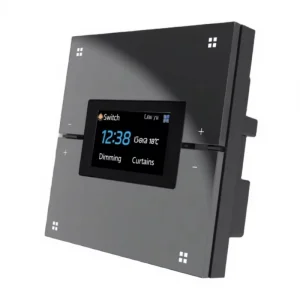 Aluminum M9 Pro Zigbee 4 Gang Wall Switch with Dimming and Scene Functions Time Calendar Weather Display