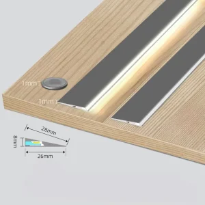 Aluminum Profile LED Cabinet Light, Ultra-Thin Under Cabinet Lamp