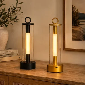 Aluminum Rechargeable Touch-Control Dimmable LED Outdoor Camping Table Lamp
