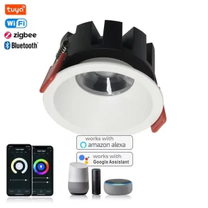 Aluminum Smart LED Downlight 7W Minimalist Indoor Commercial Light