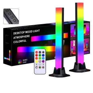 Ambient RGB LED Light Bar with Music Sync and App Control