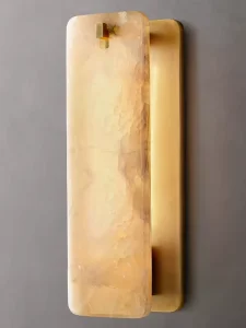 American Alabaster Wall Lamp Living Room Background Wall Bathroom Mirror Headlight Sales Office Bedroom Brass Lamp