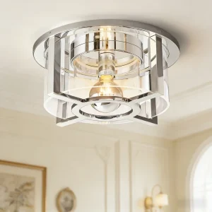 American Classic Metal Industrial LED Ceiling Light for Living Room