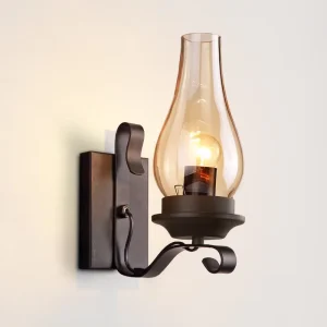 American Industrial Retro Wall Lamp Personality Simple Creative Restaurant Bedroom Aisle Staircase Iron Wall Lamp