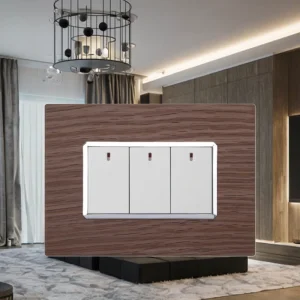 American Italian Type 16A 3 Gang 1 Way Stainless Steel Light Wall Switches