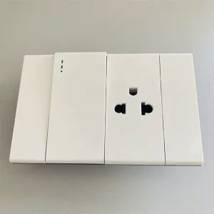 American-Style Wall Switch and Electrical Socket