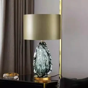 American-style Simple Glass Table Lamp Stylish and Creative for Villa Living Room Designer Sample Room and Hotel Lighting