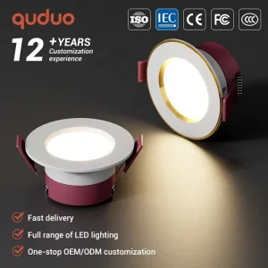 Anti-Glare Aluminum 5W Recessed LED Downlight for Commercial, Mall, Hotel, and Home Lighting