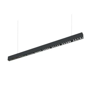 Anti-Glare Surface-Mounted LED Linear Light, 85 lm/W Aluminum Light for Supermarkets and Offices