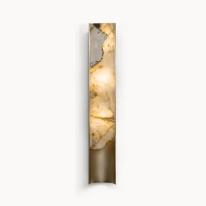 Antique Brass Alabaster Wall Light Modern Interior Luxury Living Room Background Designer Bedroom Bedside Bathroom Sconce Lamp
