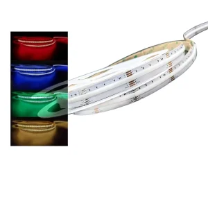 App-Controlled COB LED Strip Light 24V RGBW RGBCCT Smart Decorative Accent Light