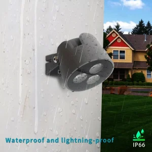 App-Controlled RGBW Outdoor Garden Light 3W 12V 24V Low-Voltage LED Landscape Light Aluminum Housing IP66 Waterproof