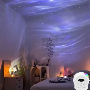 App-Controlled Star Night Light Projector for Children and Adults