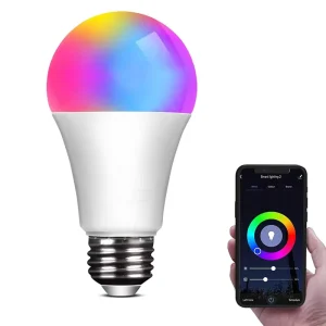 App and WiFi-Controlled E27 LED Smart Bulb