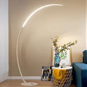 Arc Designer Living Room Fishing Modern Nordic LED Corner Standing Lamp Floor Lamp