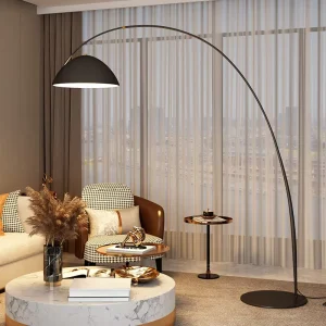 Arc Floor Lamp Luxury Scandinavian Minimalist Design for Living Room Bedroom Premium Ambient Lighting
