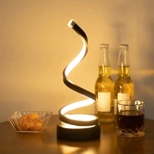 Art Decorative Table Lamp Stepless Dimmable Bedside Lamp Led Reading Lighting Lamp Dec