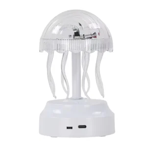 Artificial Jellyfish Atmosphere Lamp Table Light Colorful Creative Ambient Light Remote Control Rechargeable 5V