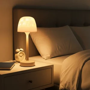Atmosphere Dimmable Touch Control USB Rechargeable Cordless Night Light RGB Ocean Wave Projector Table Water Ripple ABS Flexible