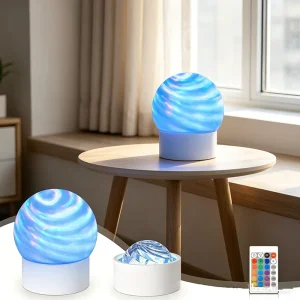 Atmosphere Lamp Wireless LED Lamp 3D Illusion Light Live Light Cute RGB Night Light Starry Art Bedside Lamp Creative Room Decor