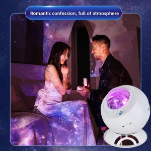 Aurora Star Projector USB Night Light with Auto Timer