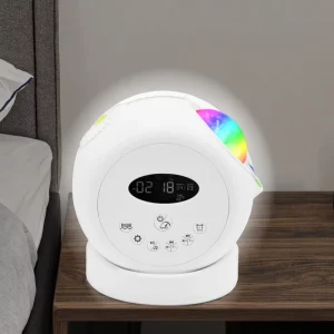 Aurora Star Projector with Voice Activation USB Off-White Shade