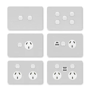 Australian Powerpoint Electric Wall Switch and Socket AU Standard SAA