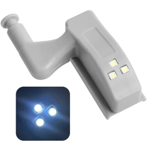 Auto Open Close LED Sensor Light Wall Mounted High CRI 80 Battery Operated Cabinet Light