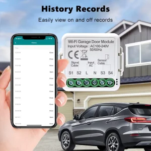 Automatic Gate System Remote App Control Smart WiFi Garage Door Opener Switch Module